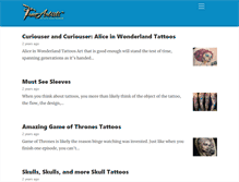 Tablet Screenshot of blog.trueartists.com